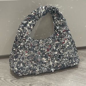 H&M Silver Sequin Women's Bag